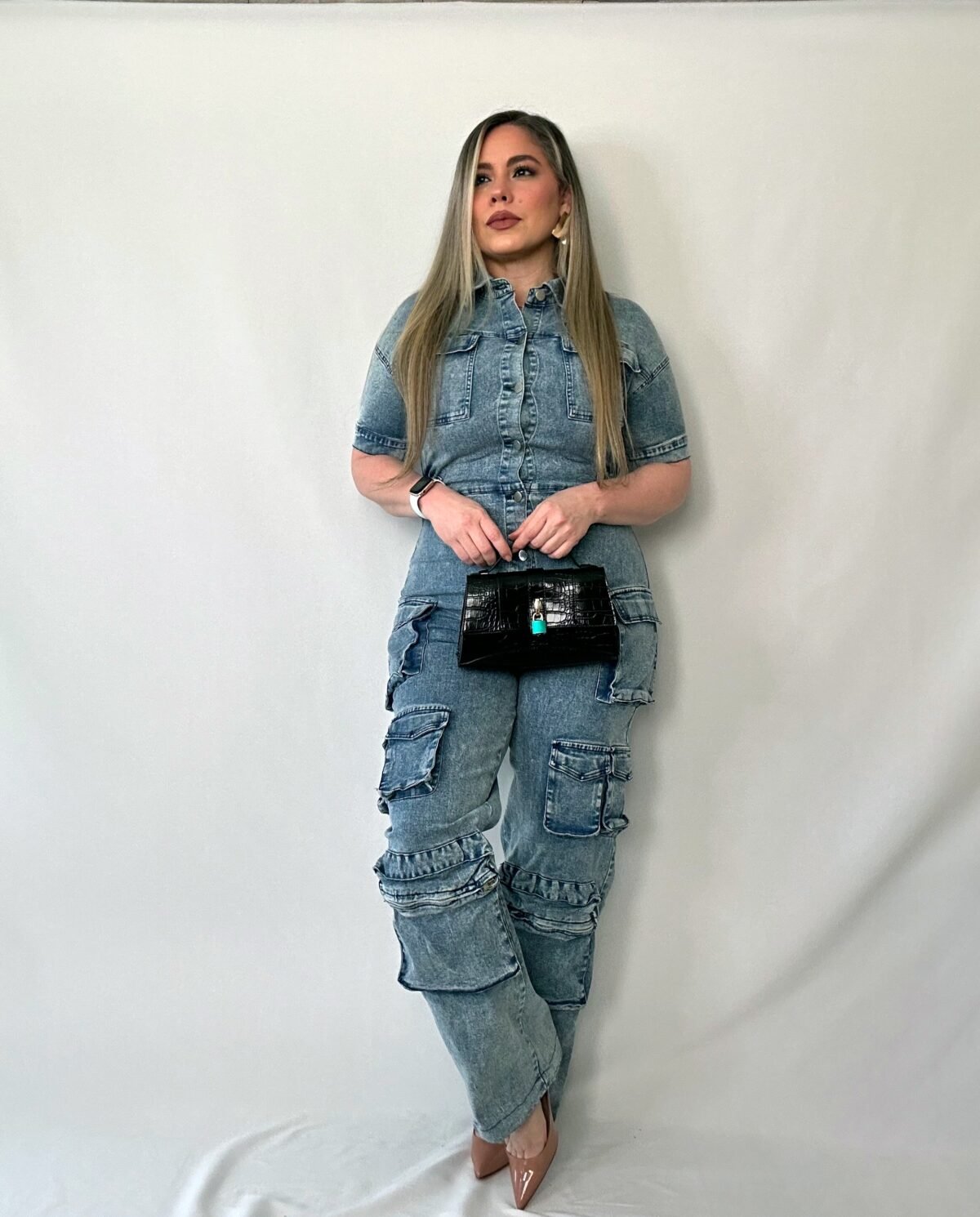 Denim Jumpsuit - Image 2
